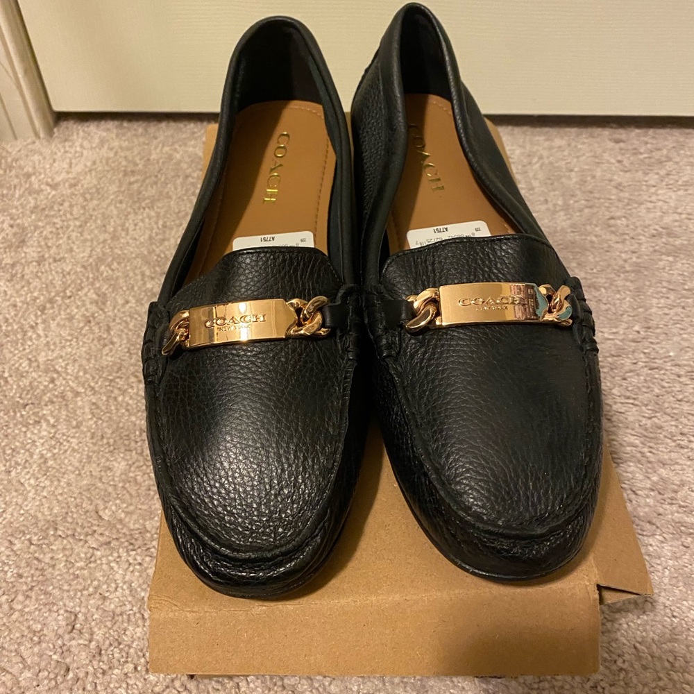Coach new never worn loafers